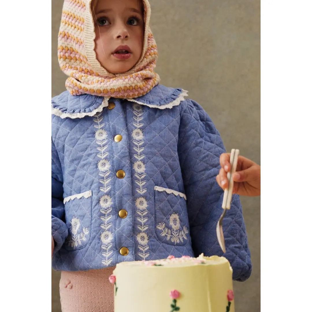 Blue Chambray - Coat Jouliana LOUISE MISHA