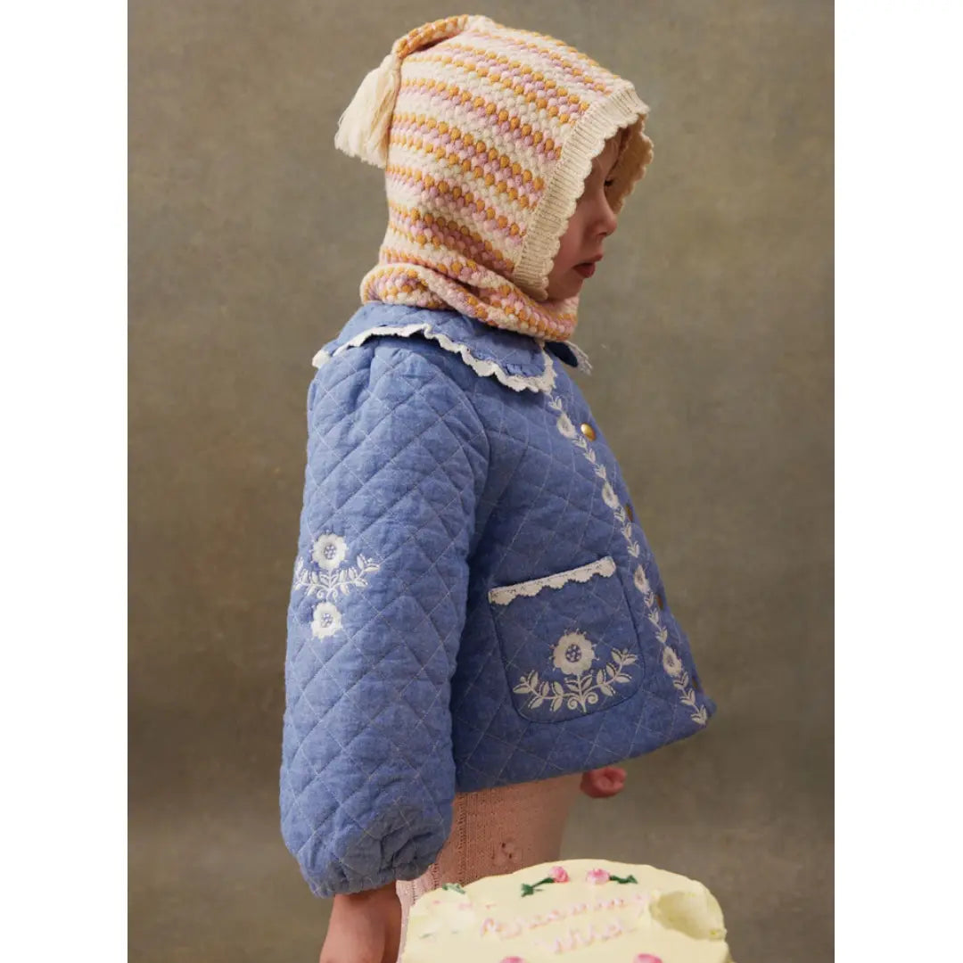 Blue Chambray - Coat Jouliana LOUISE MISHA