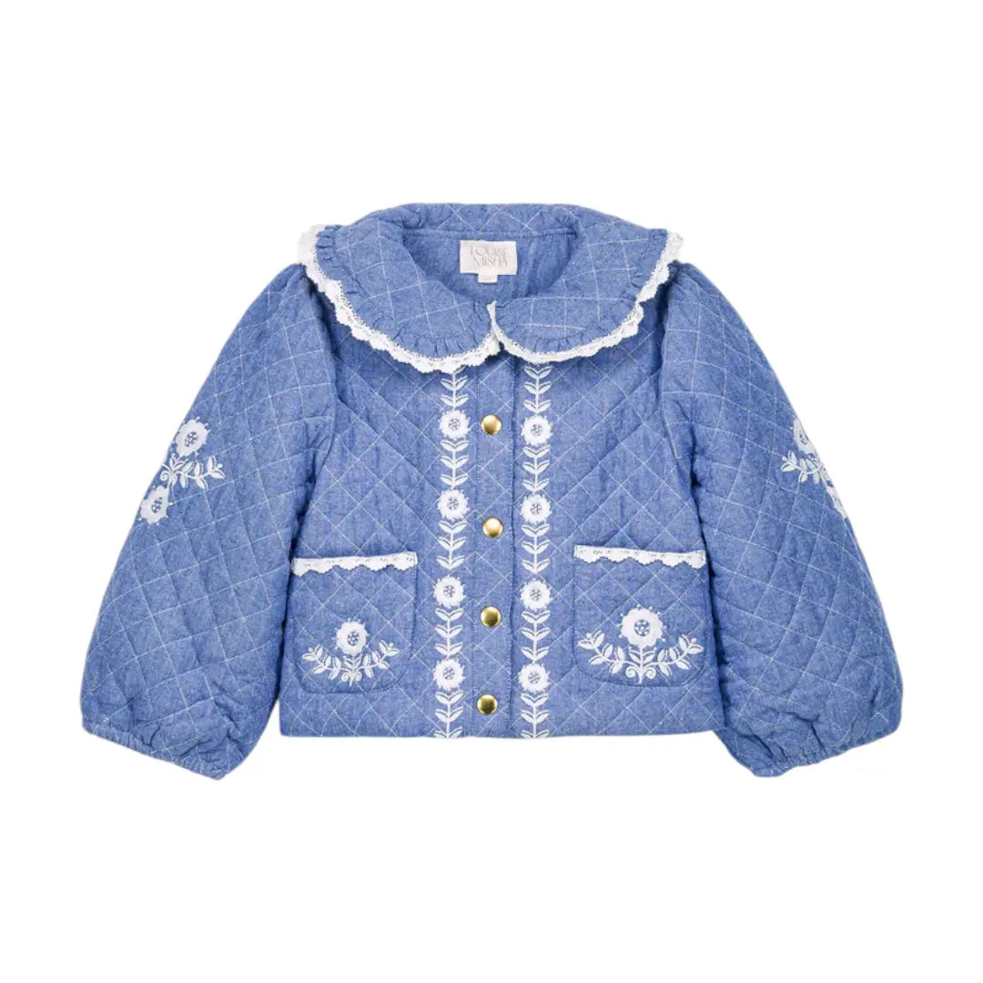 Blue Chambray - Coat Jouliana LOUISE MISHA