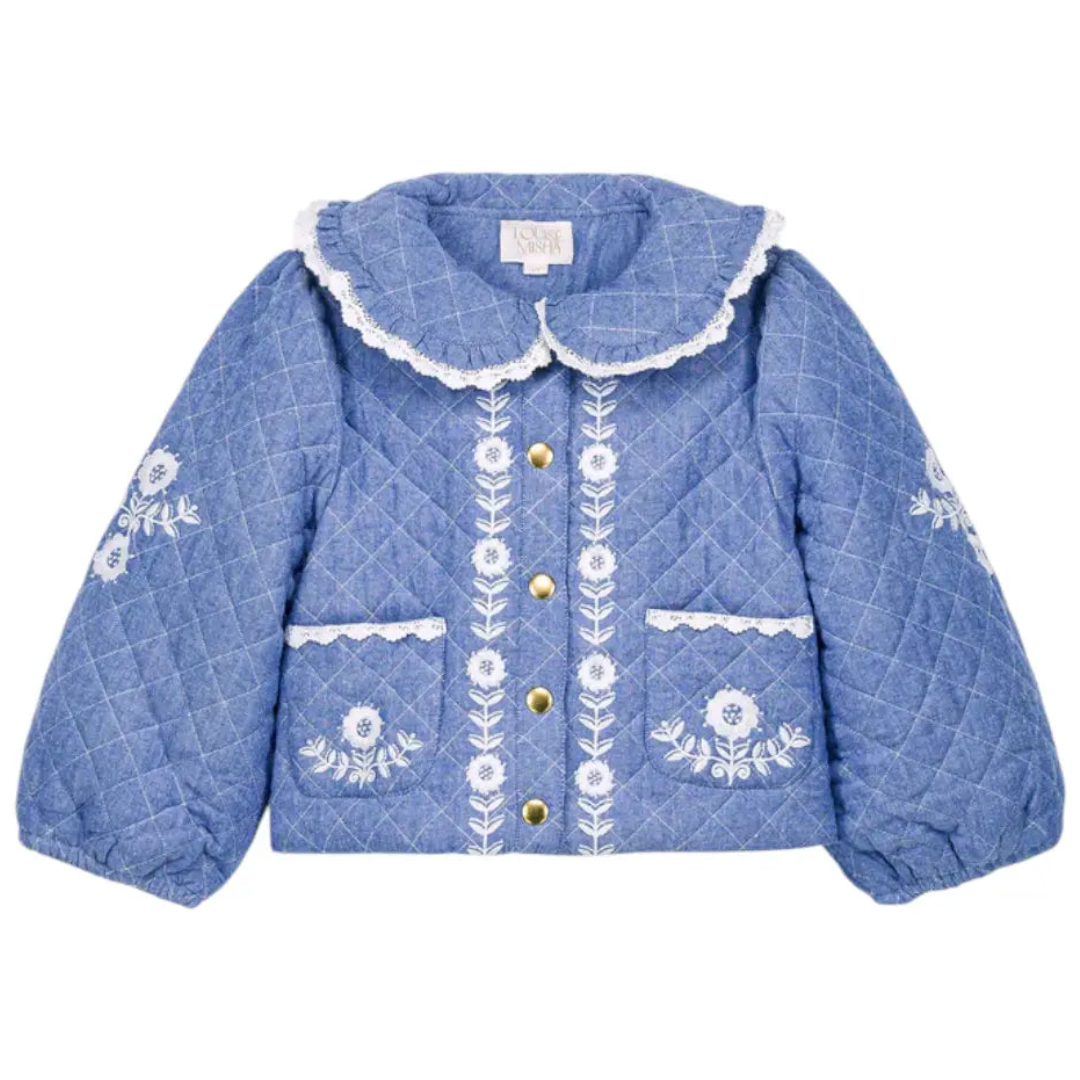 Blue Chambray - Coat Jouliana LOUISE MISHA