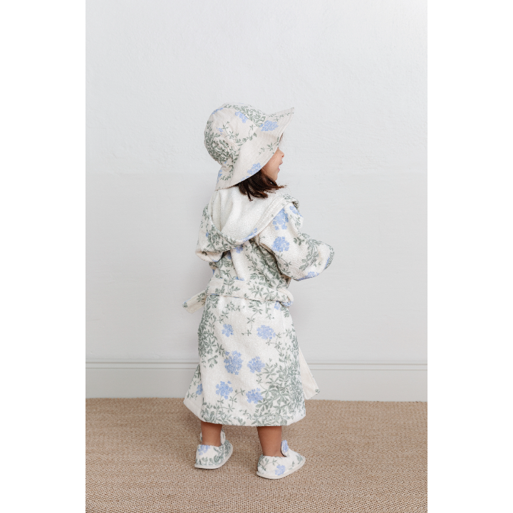 Muslin Sun hat Plumbago
