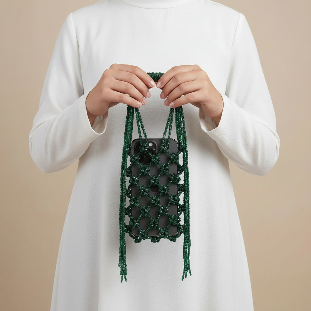 Layali Macramé Phone Bag