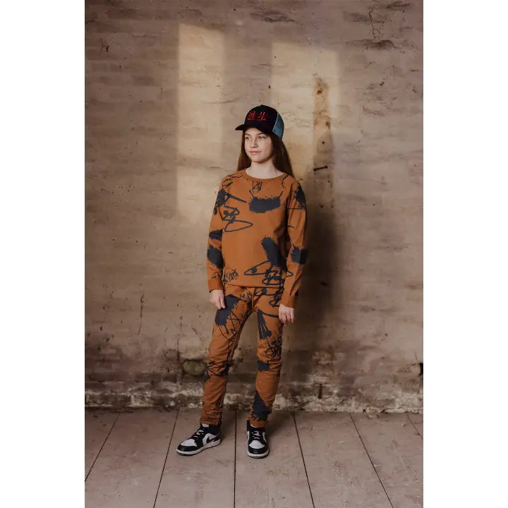 Sweater & Sweatpants - Michiel Graffiti Printed LITTLE HEDONIST