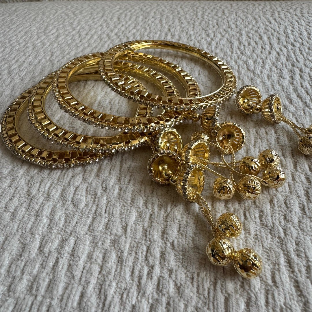 Adults Golden Hanging Bangles