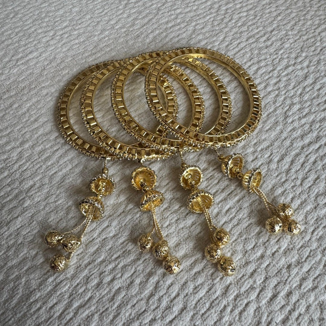 Adults Golden Hanging Bangles