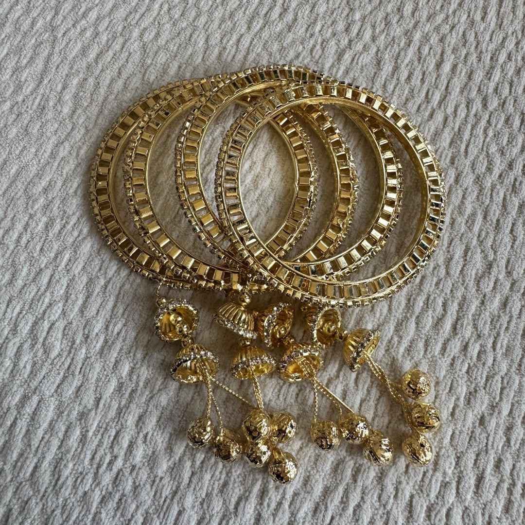 Adults Golden Hanging Bangles