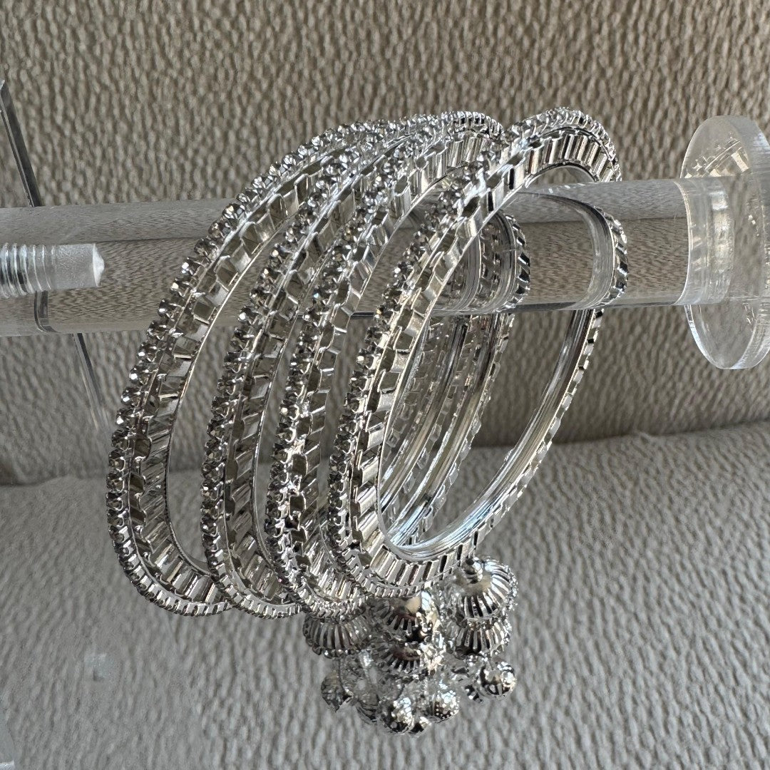 Adults Silver Hanging Bangles