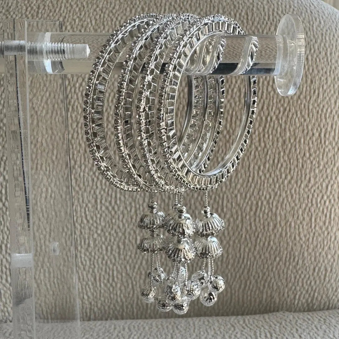 Adults Silver Hanging Bangles THE RAMADAN EDIT