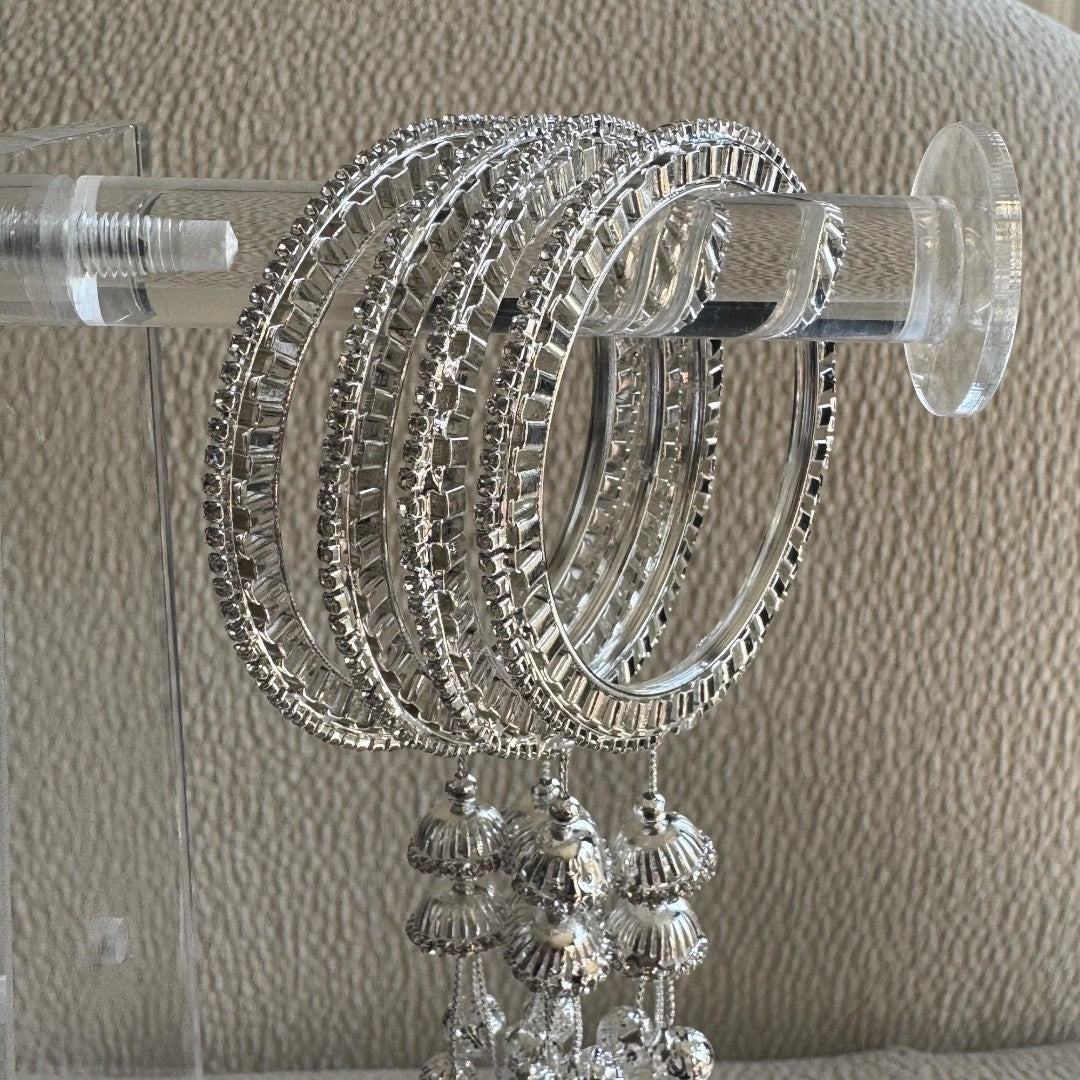 Adults Silver Hanging Bangles