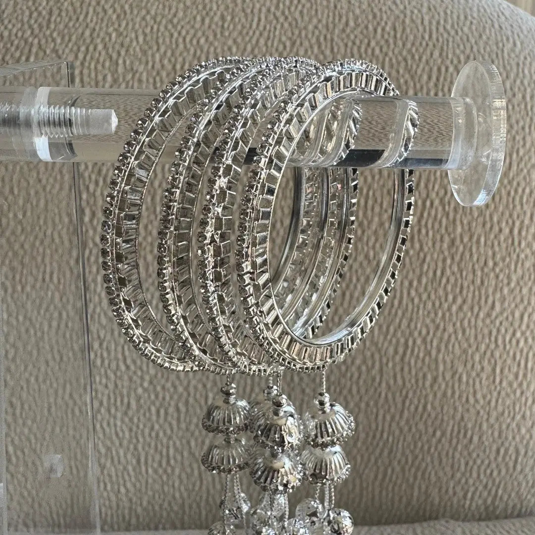 Adults Silver Hanging Bangles THE RAMADAN EDIT