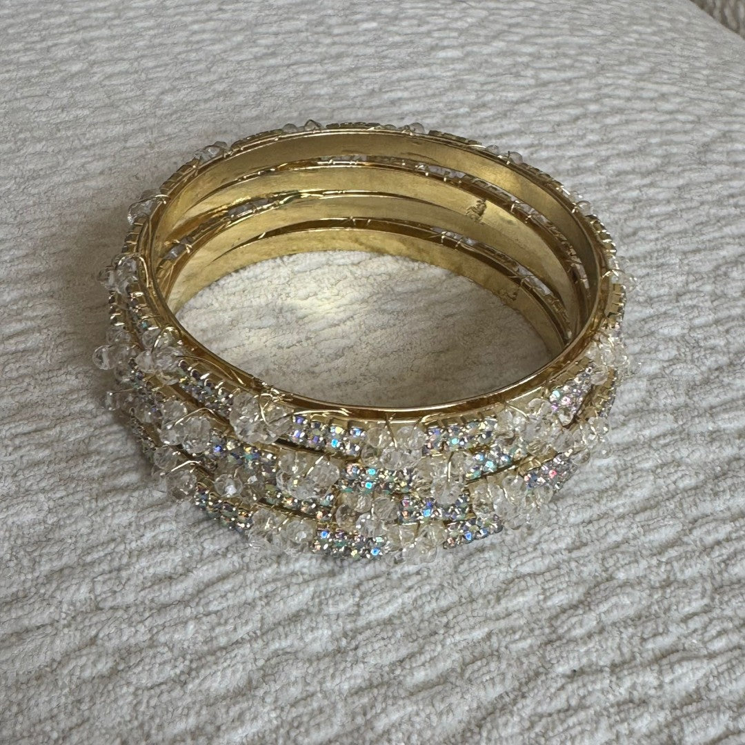 Adults Golden Stone Bangles