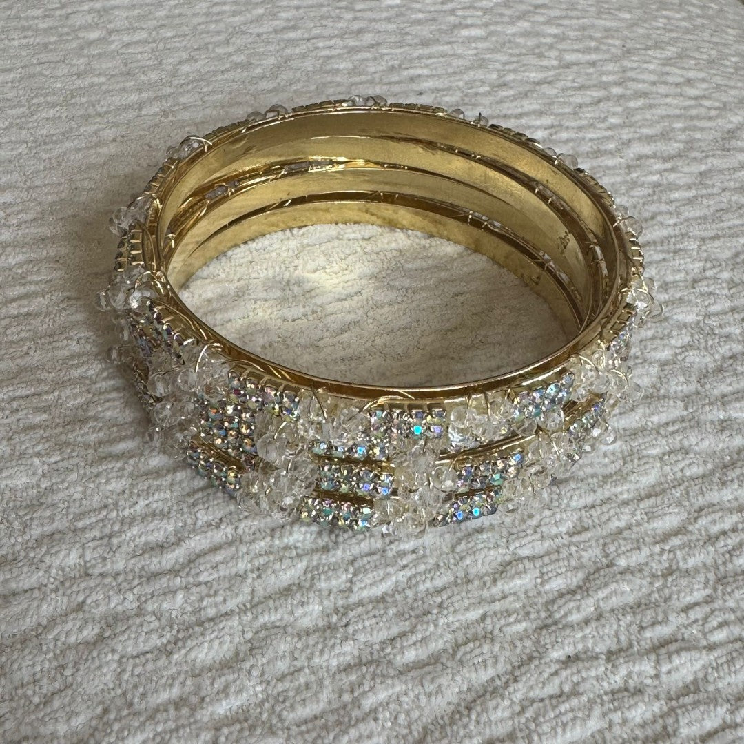Adults Golden Stone Bangles