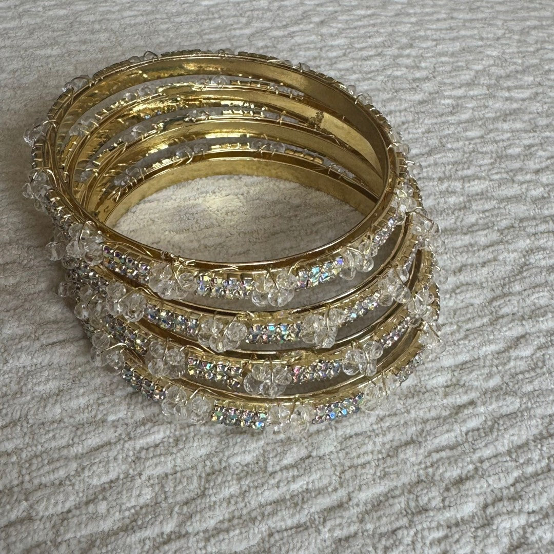 Adults Golden Stone Bangles