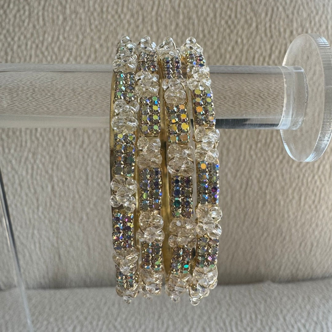 Adults Golden Stone Bangles