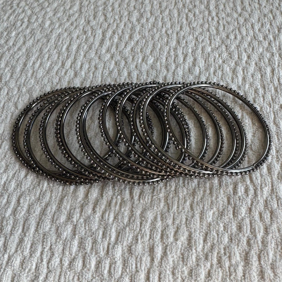 Black Metal Bangles