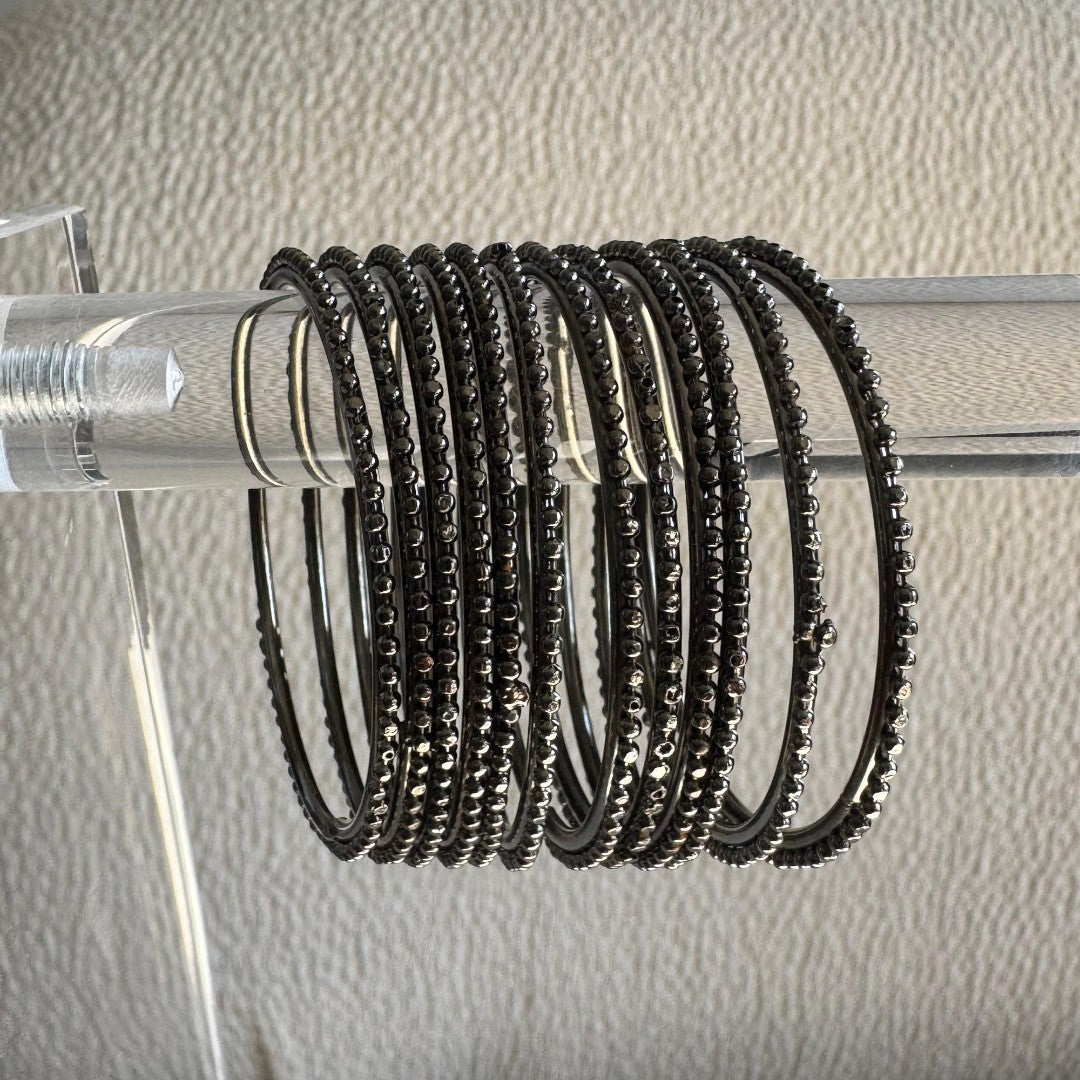 Black Metal Bangles