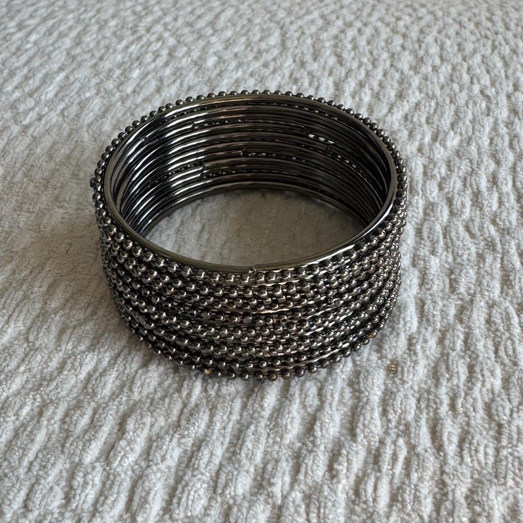 Black Metal Bangles