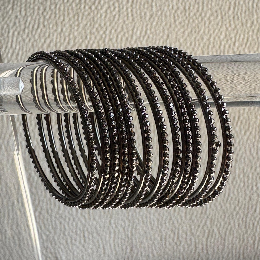 Black Metal Bangles