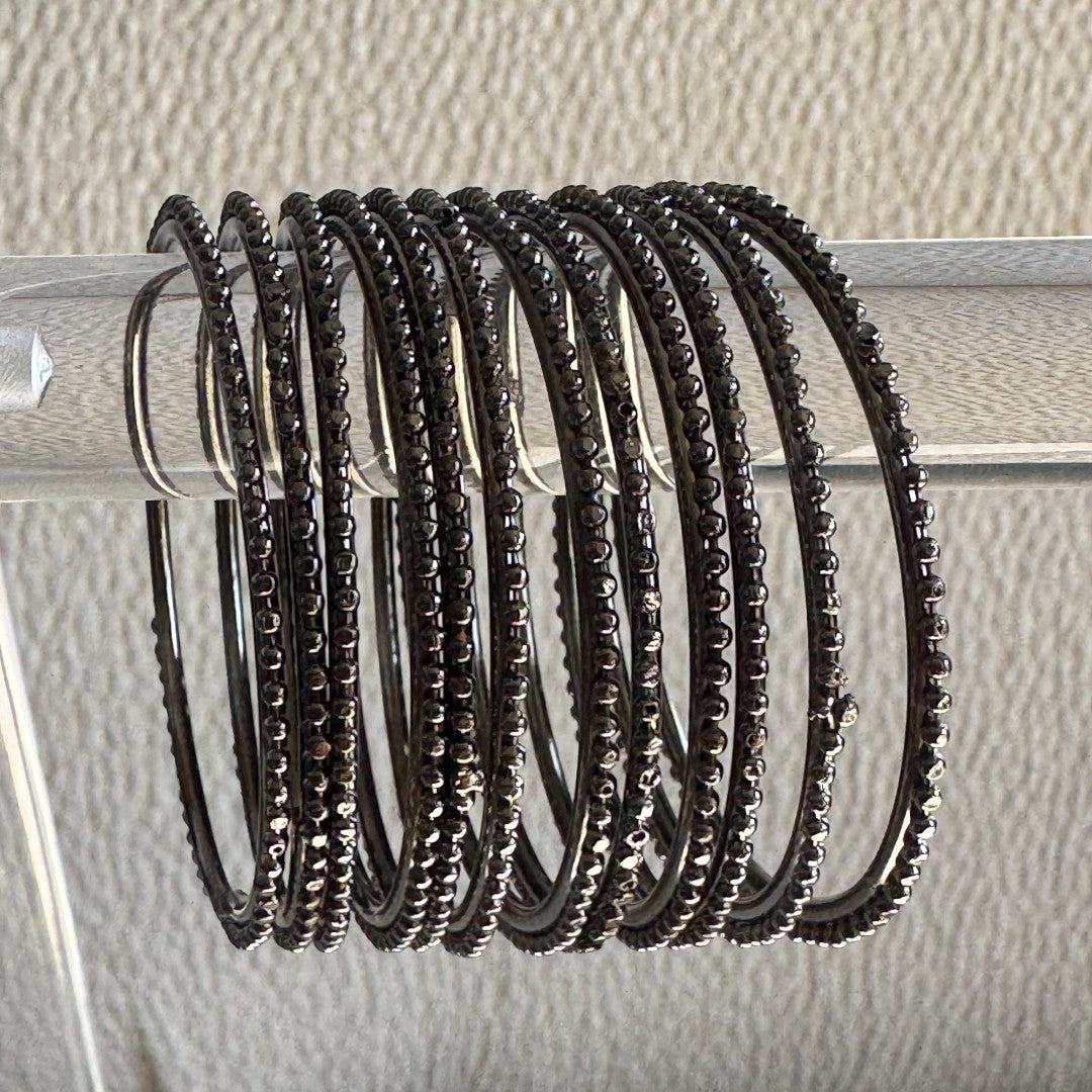 Black Metal Bangles
