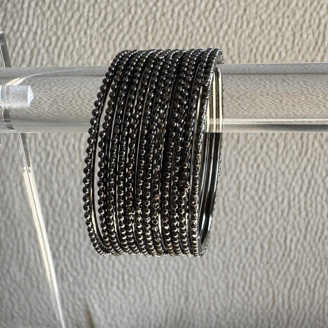 Black Metal Bangles
