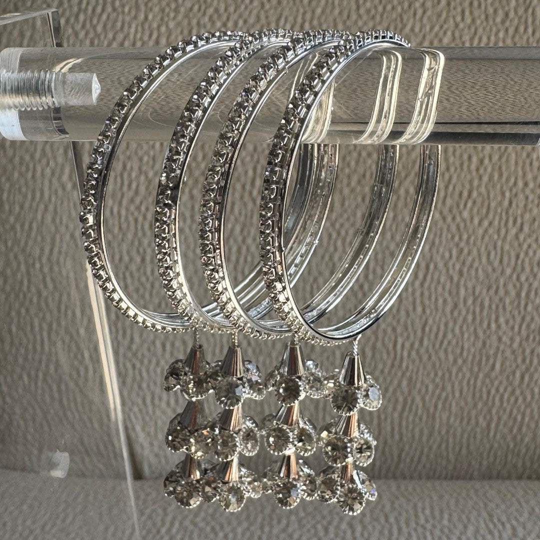 Silver Baby with Hanging Bangles