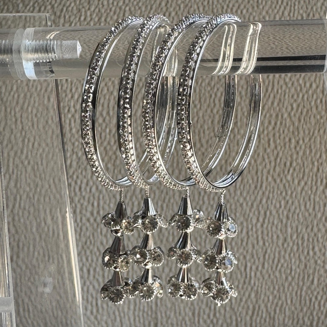 Silver Baby with Hanging Bangles