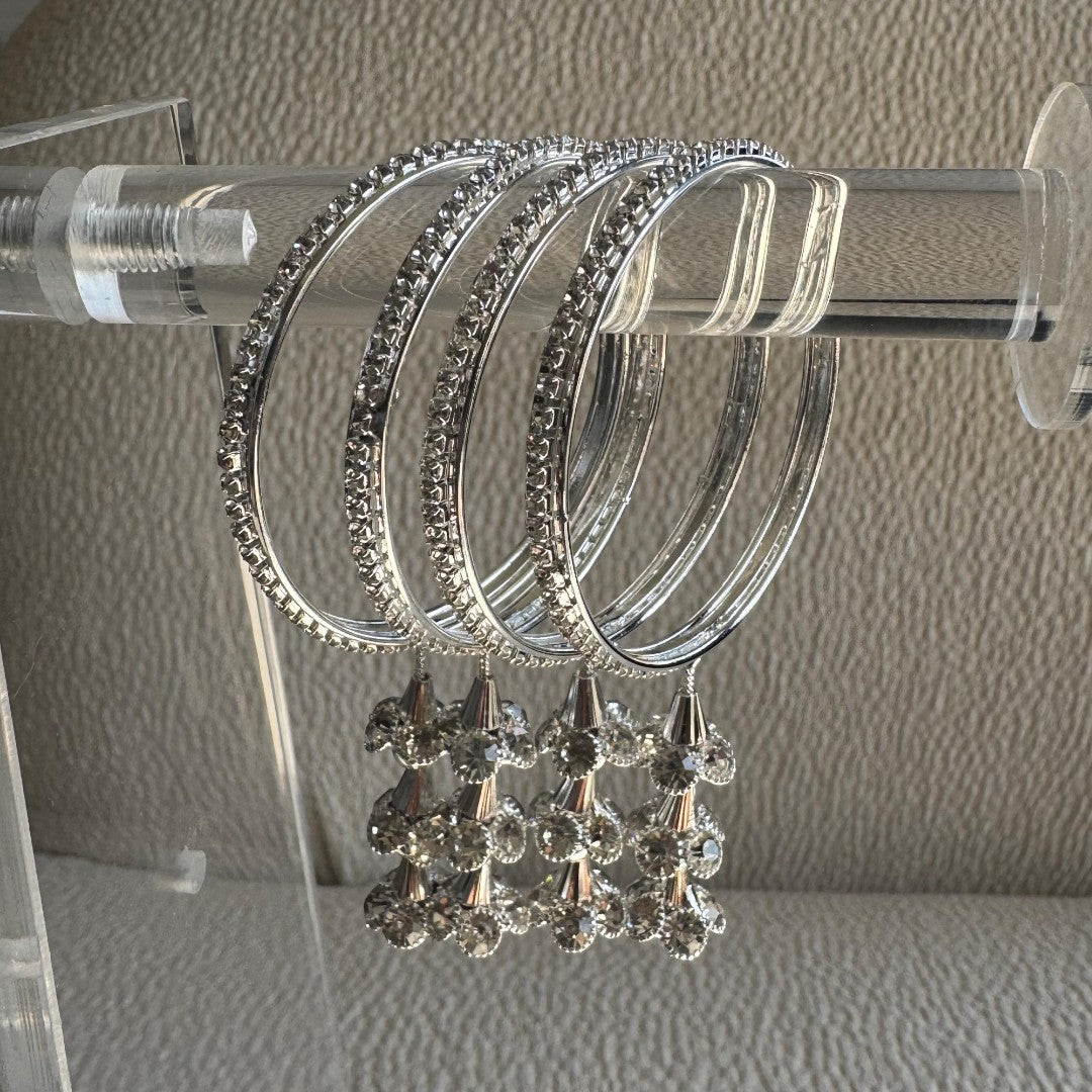 Silver Baby with Hanging Bangles