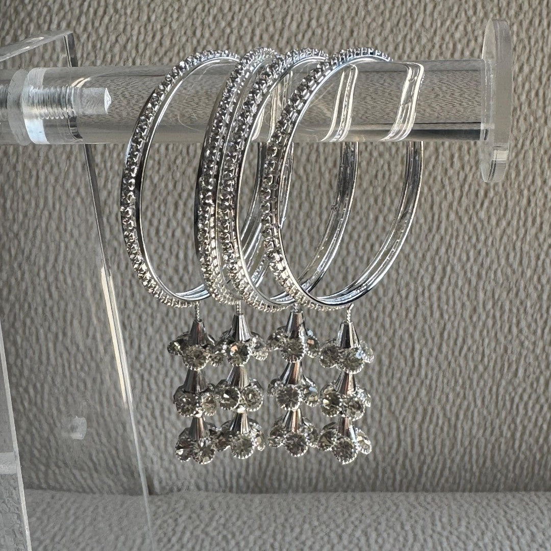 Silver Baby with Hanging Bangles