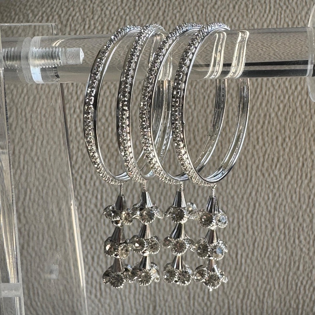 Silver Baby with Hanging Bangles