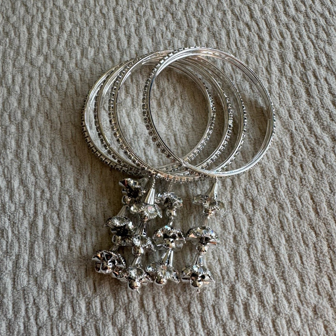 Silver Baby with Hanging Bangles