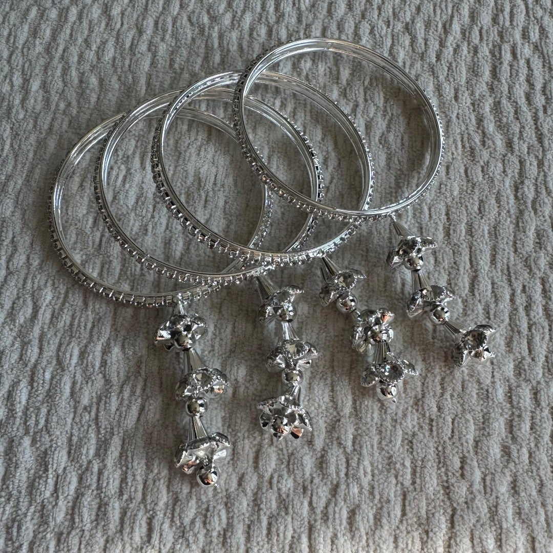 Silver Baby with Hanging Bangles