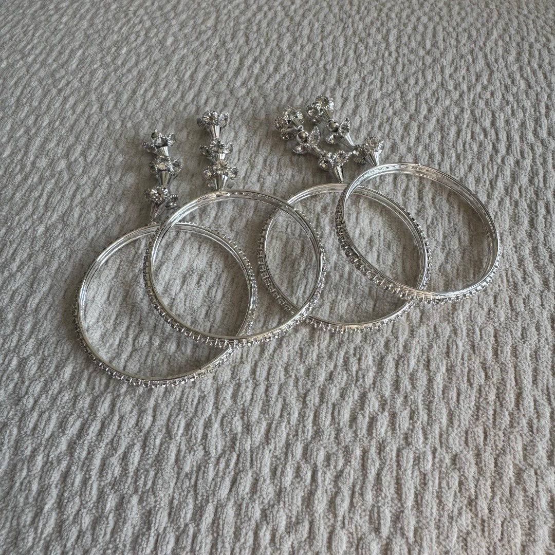 Silver Baby with Hanging Bangles