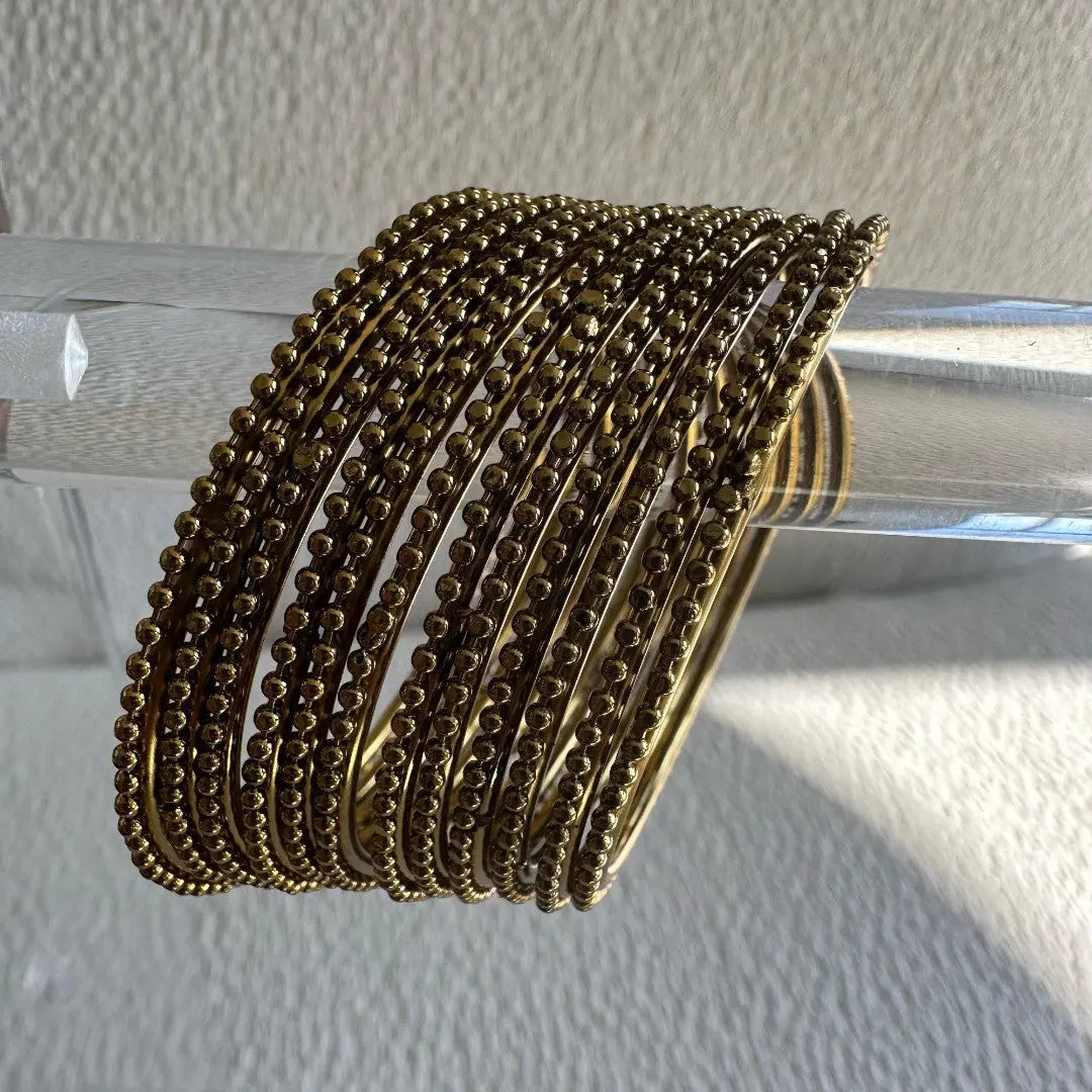 Dull Gold Metal Bangles THE RAMADAN EDIT