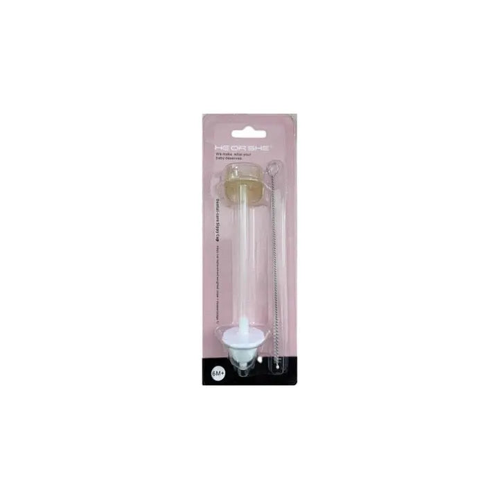 Sippy Cup Replacement Weighted Straw + Cleaner Stage 1 HEORSHE