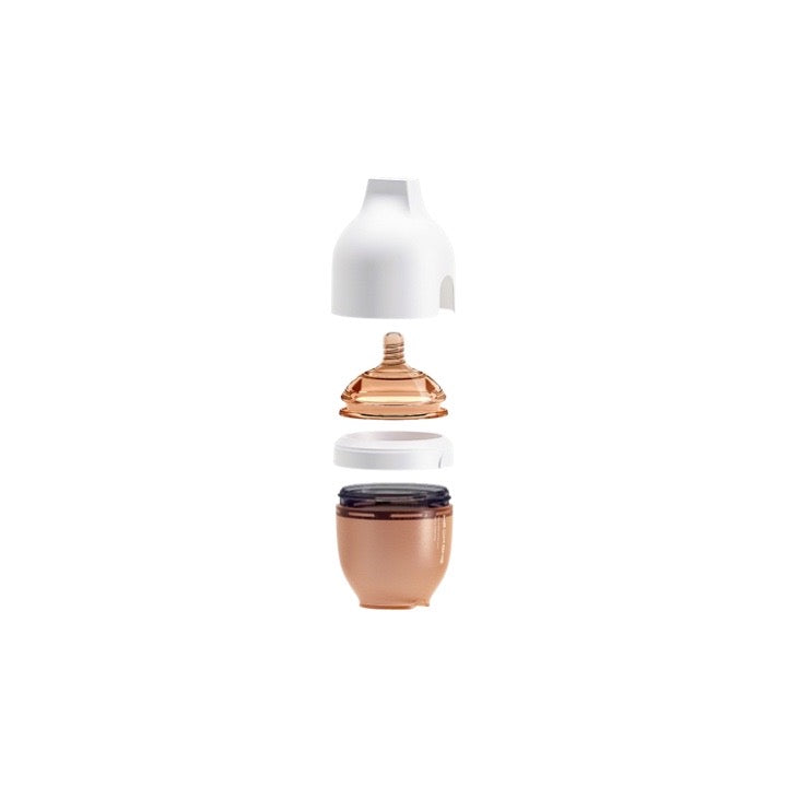 Ultra Wide Neck Baby Bottle 240ml - White