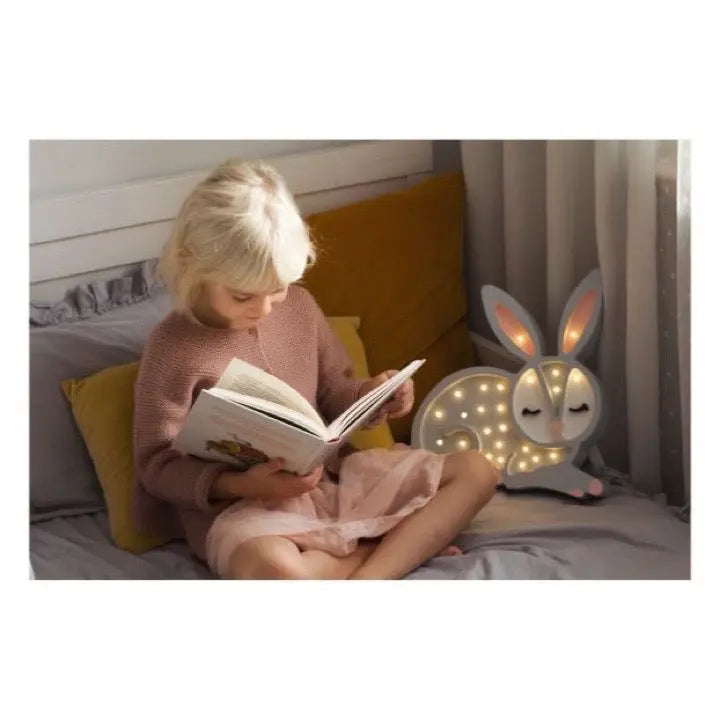 Rabbit Table Lamp Light grey LITTLE LIGHTS