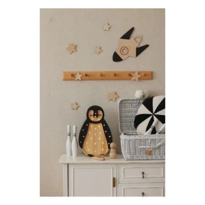 Penguin Table Lamp Black LITTLE LIGHTS