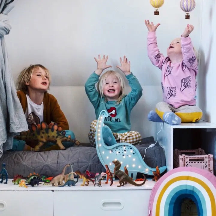 Diplodocus Dinosaur Table Lamp Blue LITTLE LIGHTS