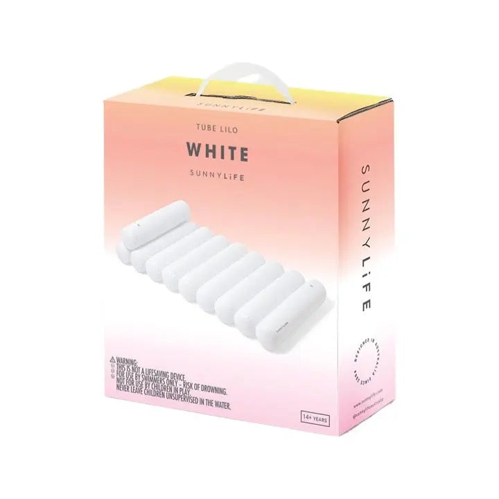 Tube Lilo White SUNNYLIFE AUSTRALIA