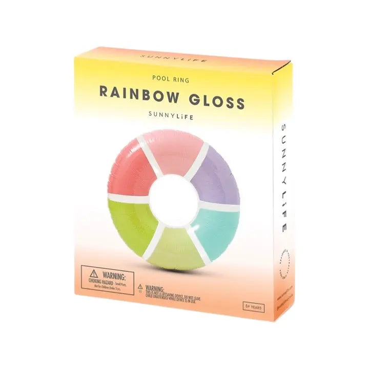 Pool Ring Rainbow Gloss SUNNYLIFE AUSTRALIA