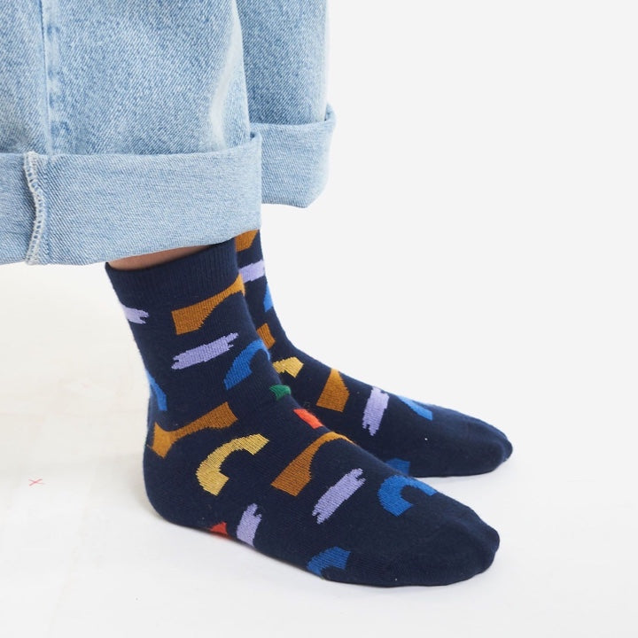 Playful All Over Short Socks