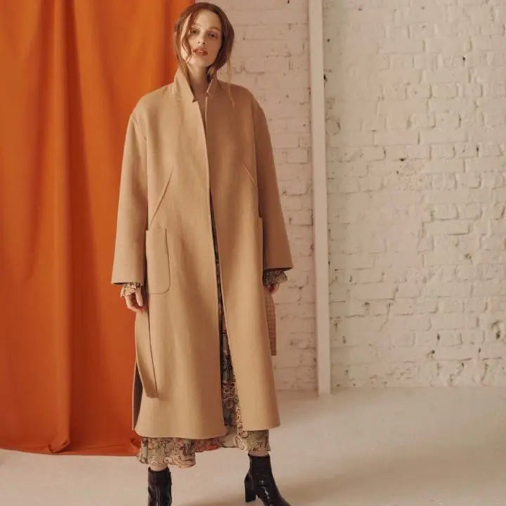 Women’s Sully Reversible Coat - Camel/blush LOUISE MISHA