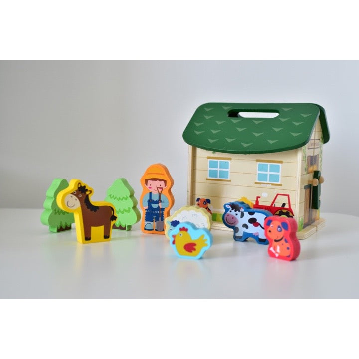 Farm Station Toy House