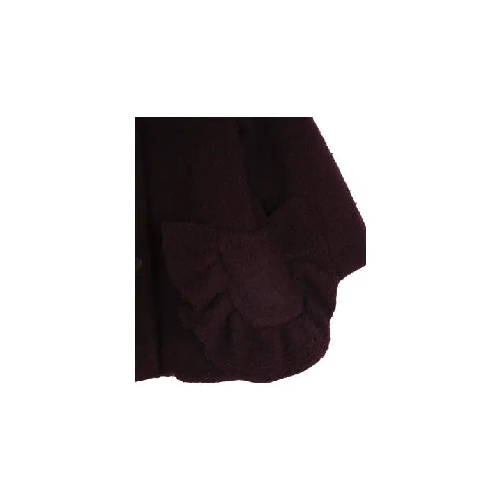 Coat Eunice Burgundy WOLF & RITA