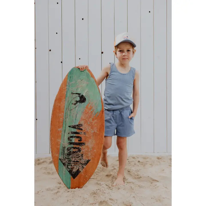 Tanktop & Short - Blue Shadow LITTLE HEDONIST