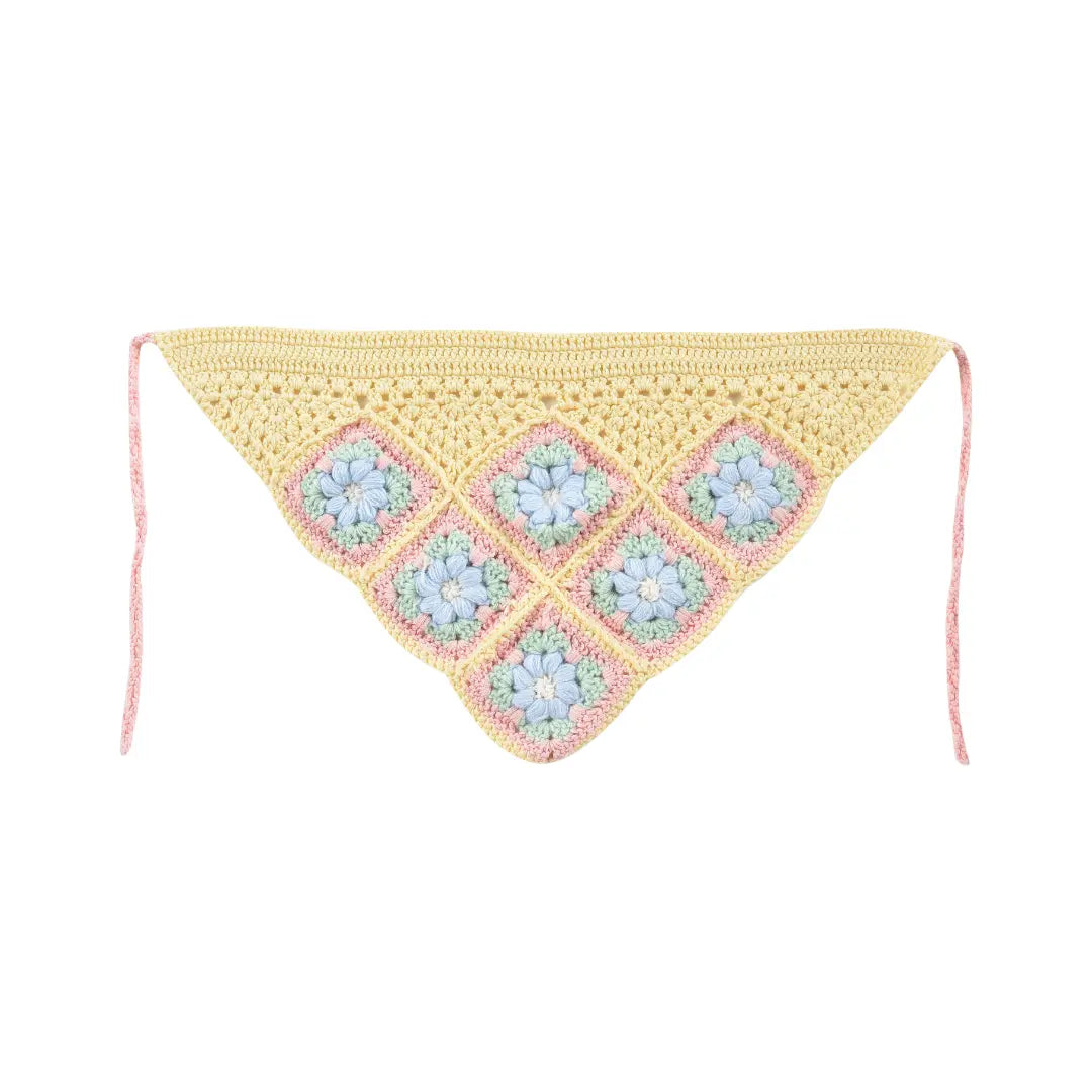 Knitted Scarf Holly - Yellow LOUISE MISHA