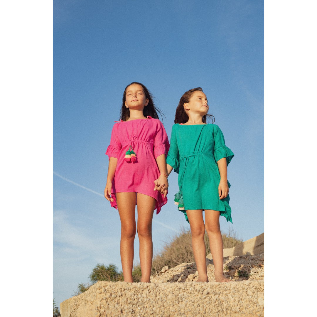 Lea Girls Swim Coverup - Green