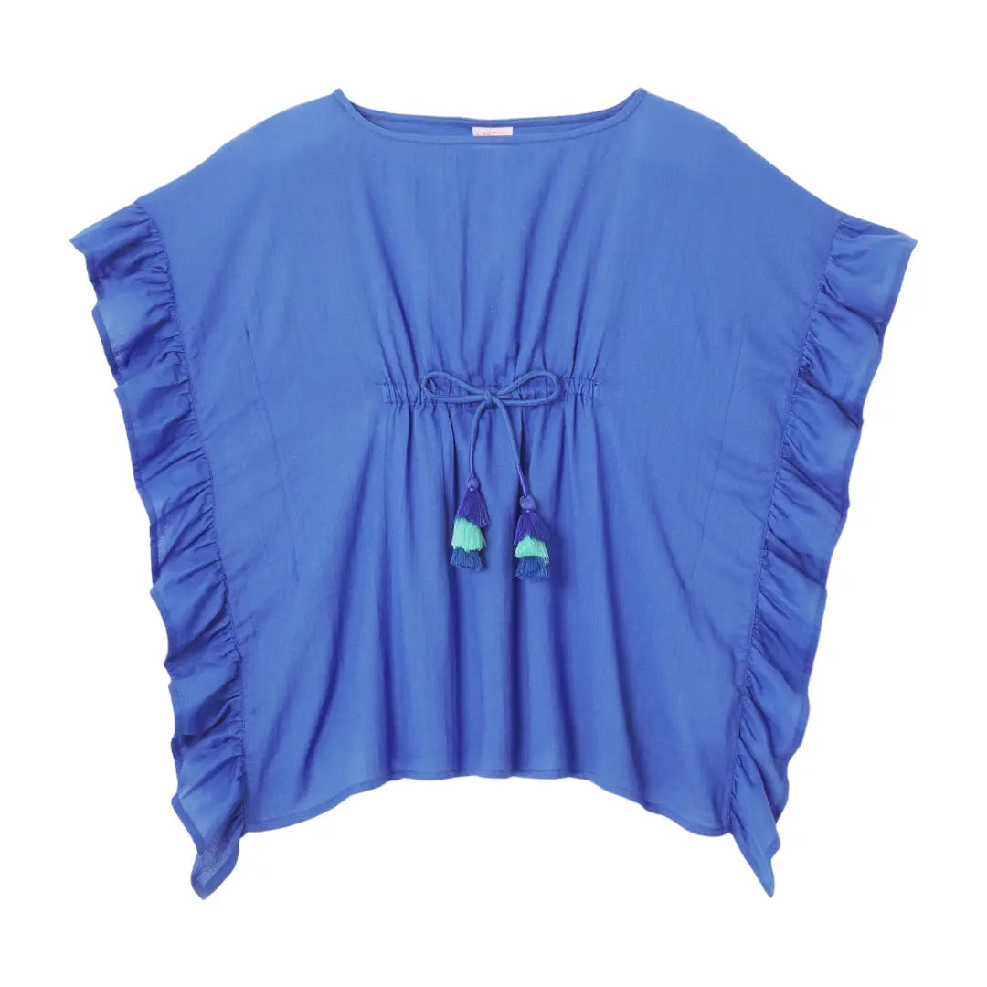 Blue Caftan Girls Swim Cover Up LISON PARIS