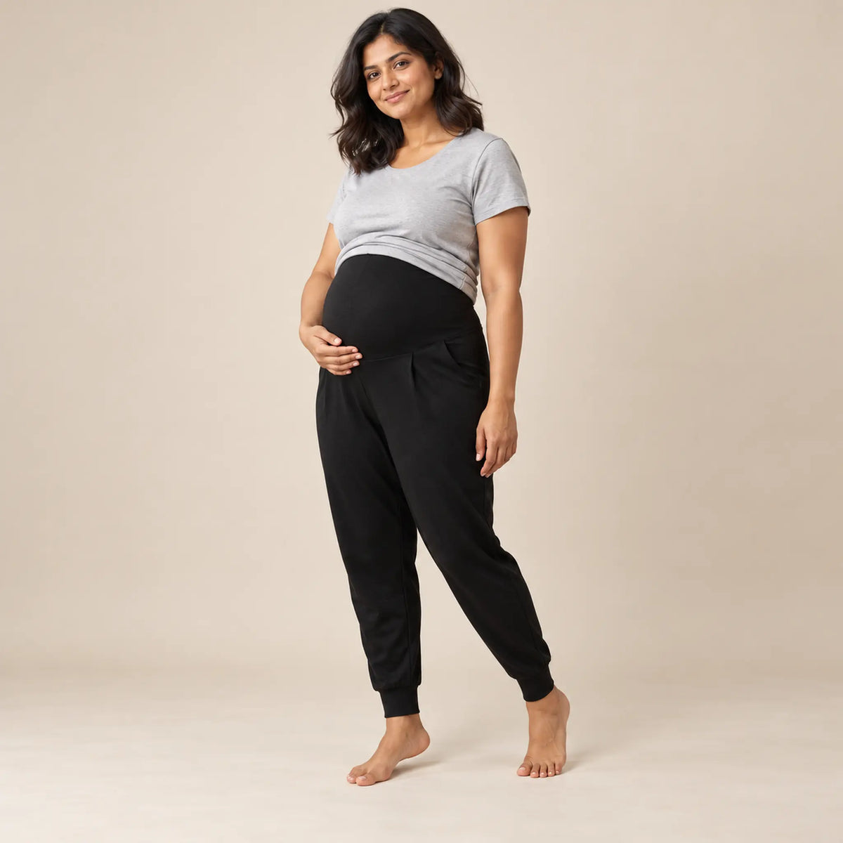 OONO easy pants — maternity lookbook, look 04