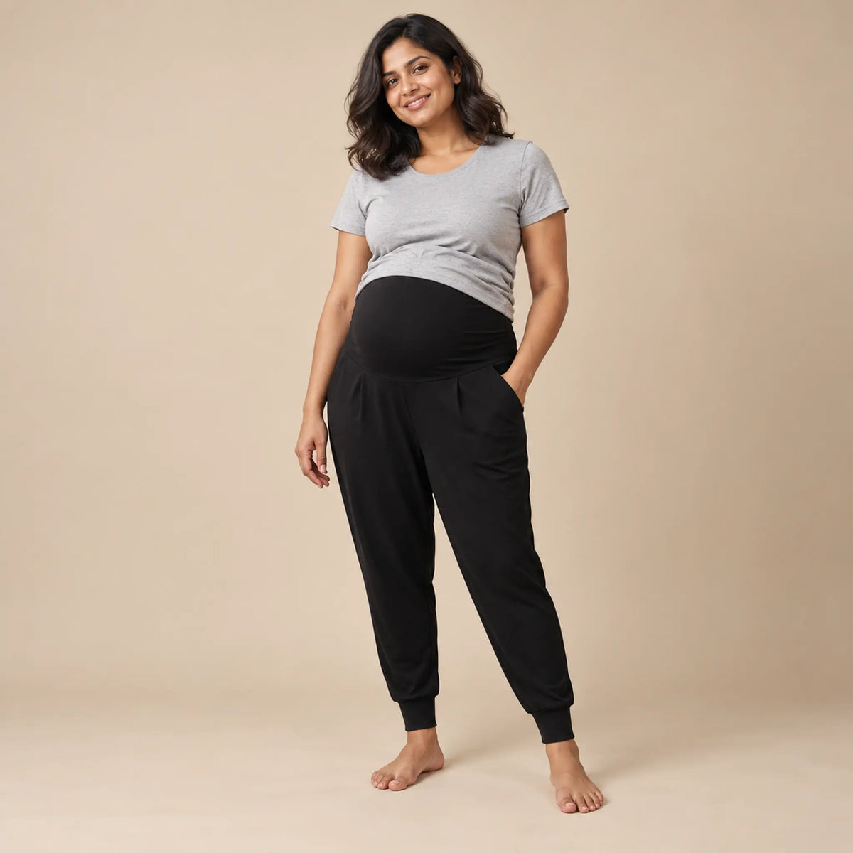 OONO easy pants — maternity lookbook, look 05